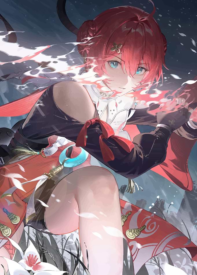 Girl with Red Hair