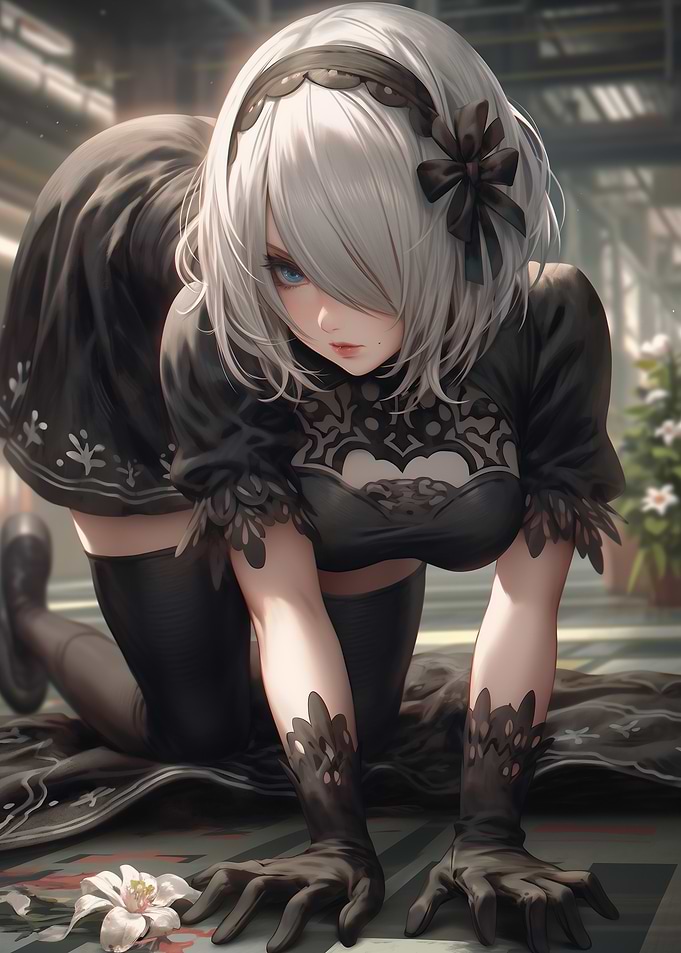 2B Nier Automata Fanart