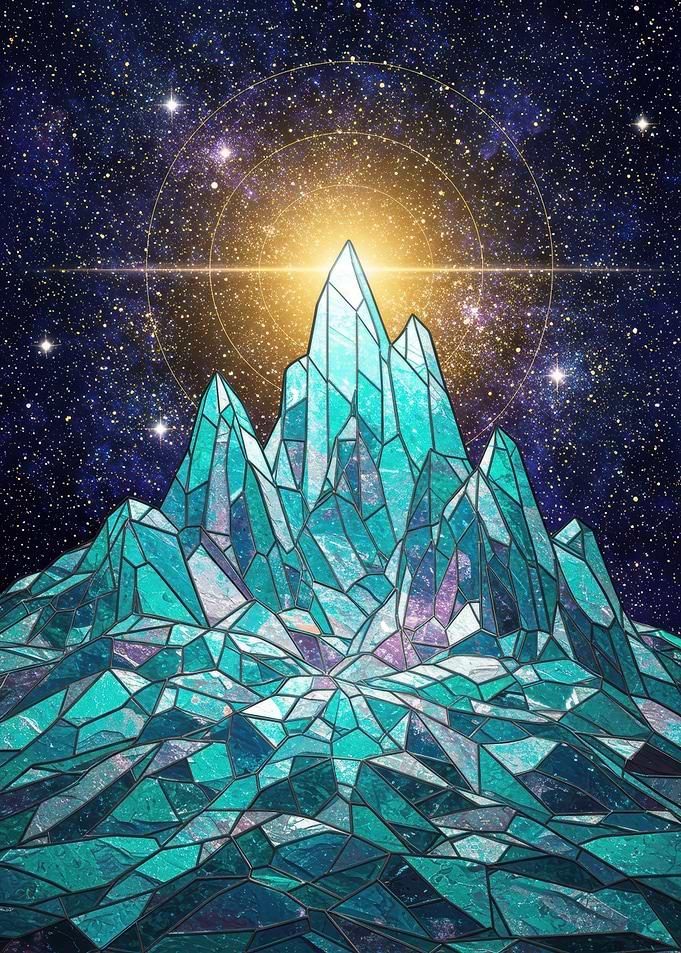 Crystal Mountain in Space