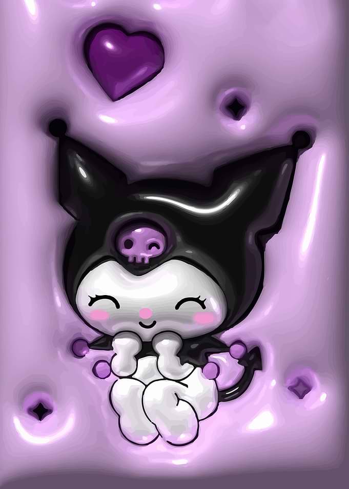 Kuromi in Purple Gel