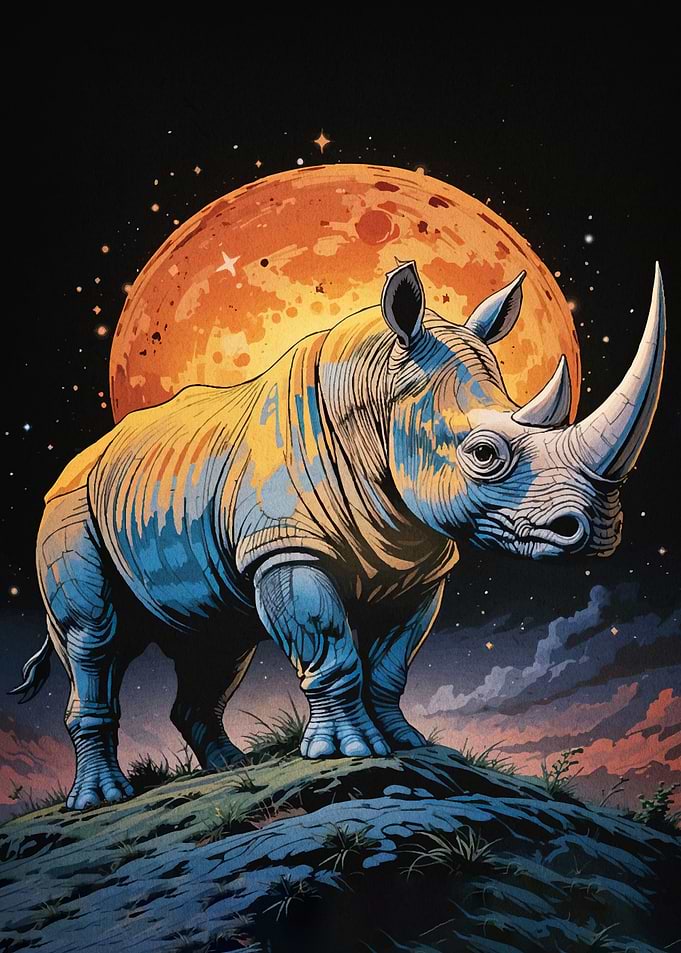 Rhinoceros Moon Digital