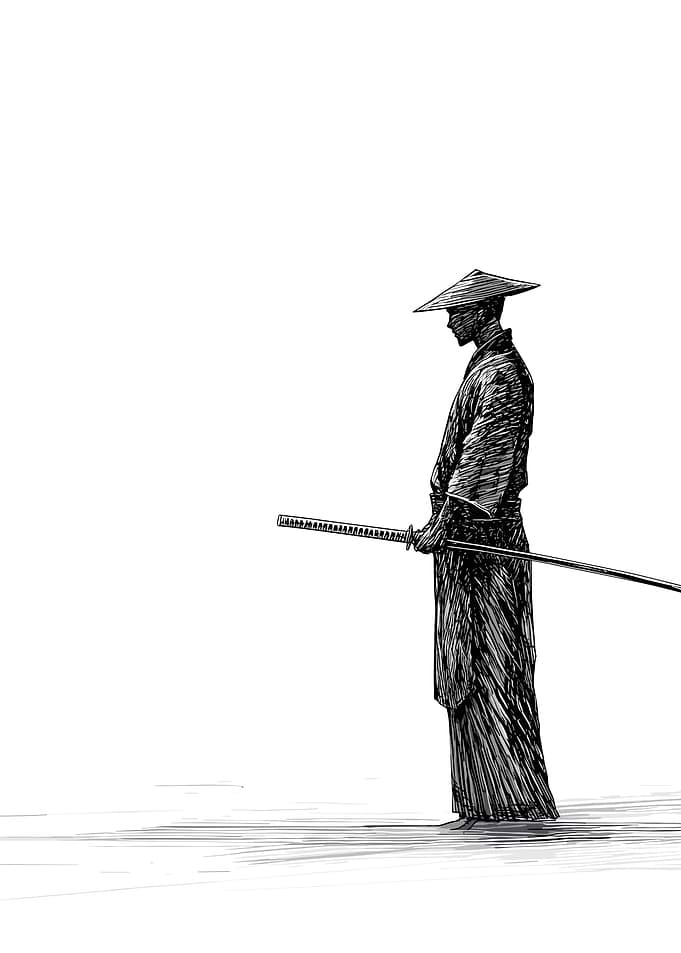 Samurai Warrior with Katana