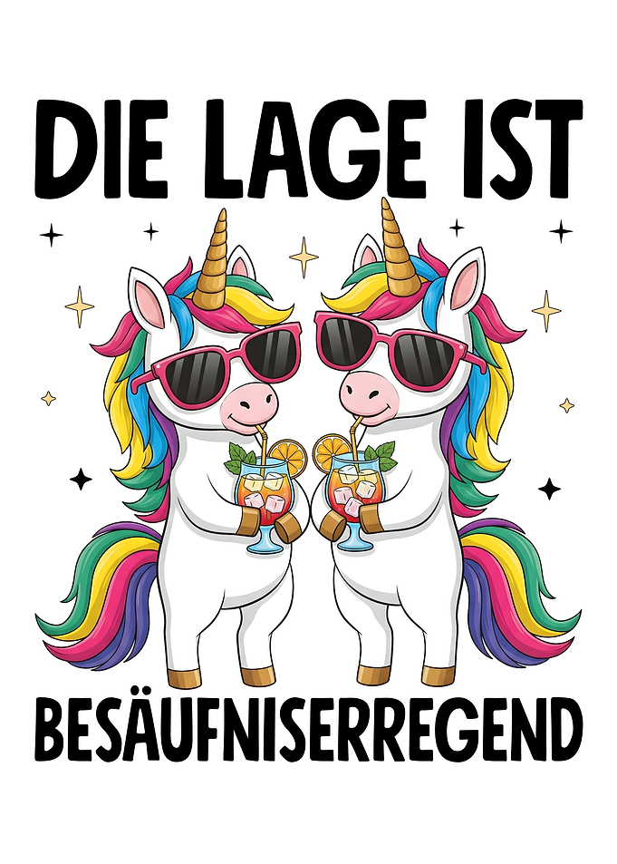 Unicorns with Cocktails: 'Die Lage Ist'
