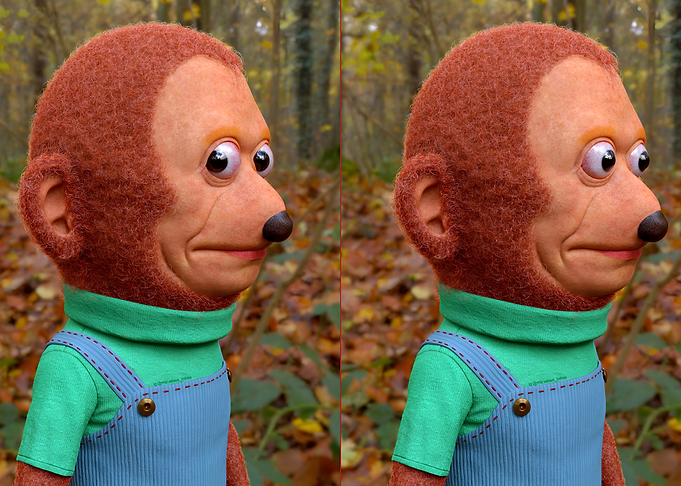 Awkward Look Monkey Puppet