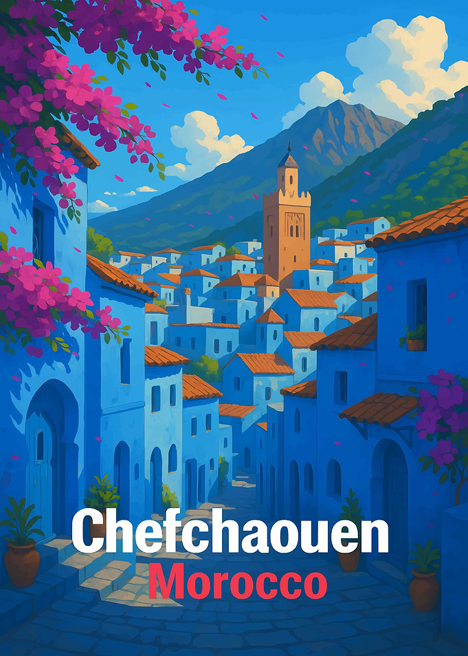 Chefchaouen, Morocco: Blue Cityscape