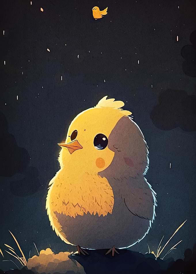 Cute Yellow Bird