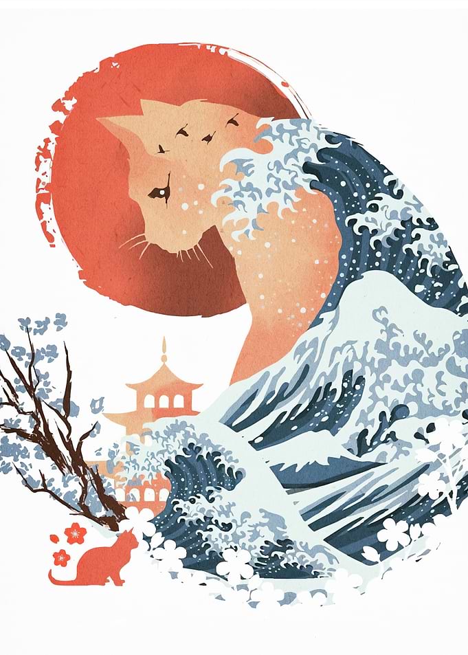 Cat Wave Japanese