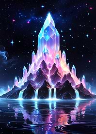 Crystal Mountain Landscape