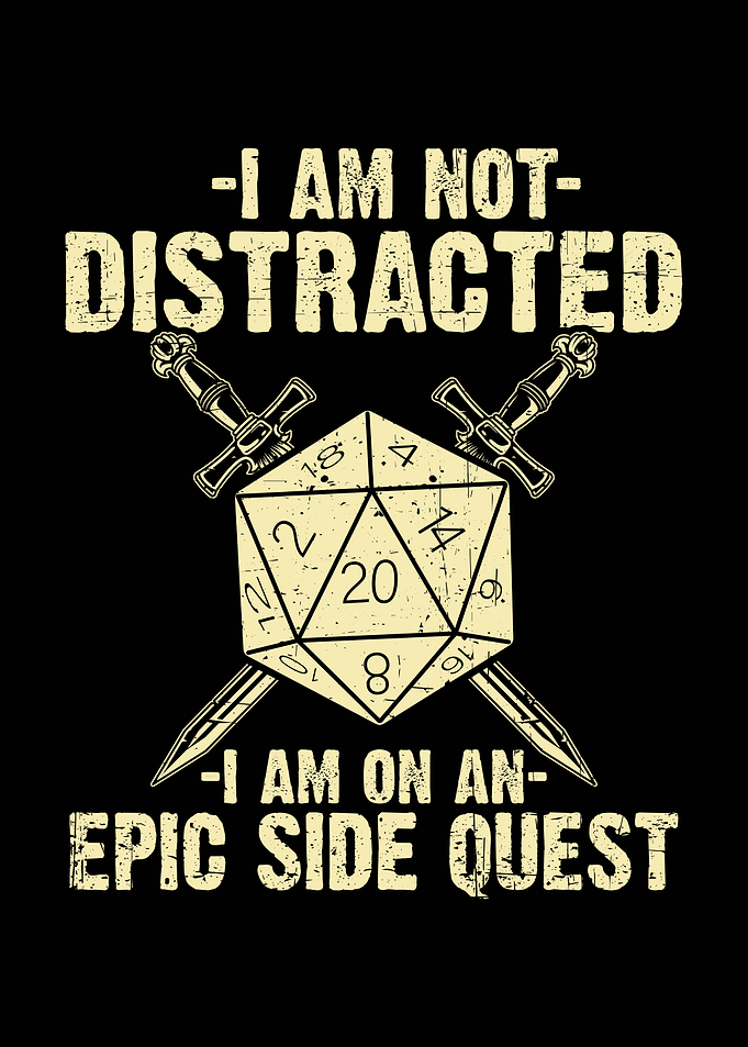 Epic Side Quest D20 Dice