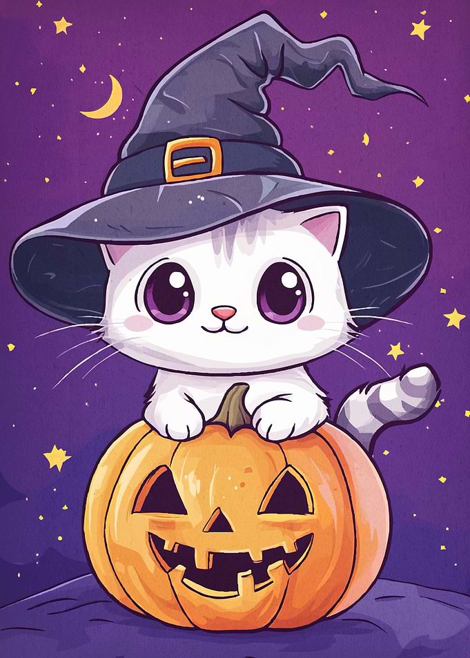 Halloween Cat Pumpkin