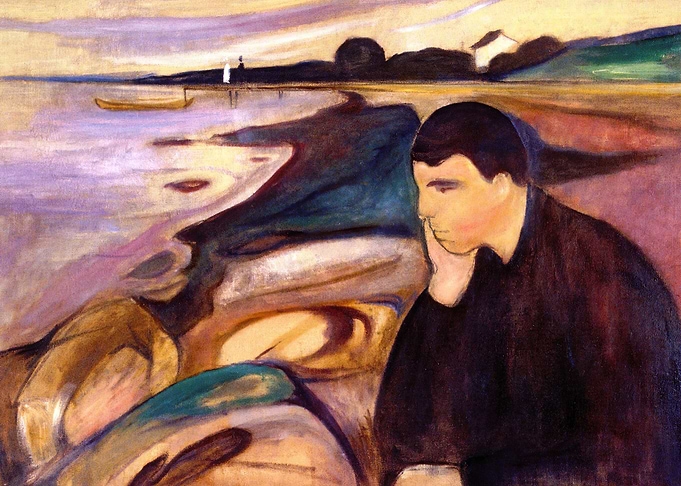 Melancholy by Edvard Munch