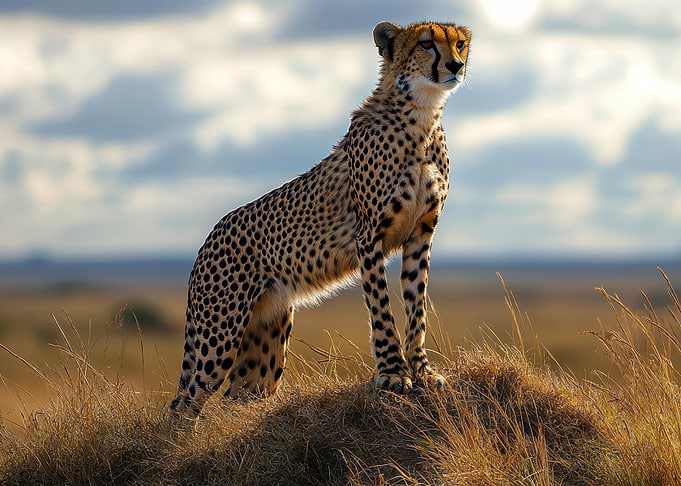 Cheetah on a Hill