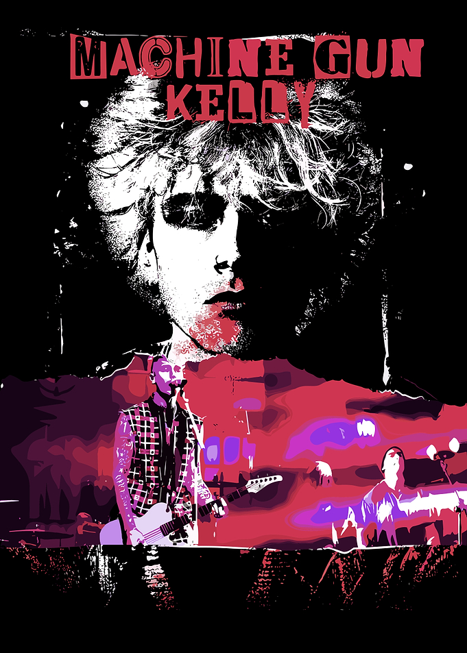 Machine Gun Kelly Collage Music