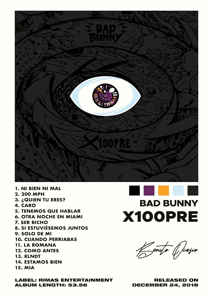 Bad Bunny X100PRE Album