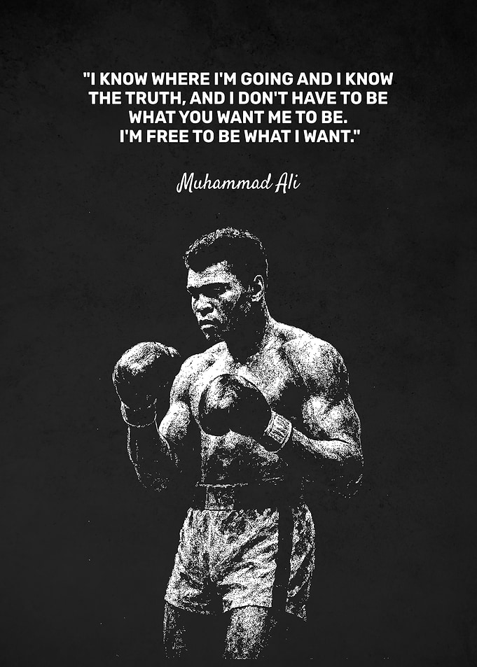 Free to Be – Muhammad Ali Quote