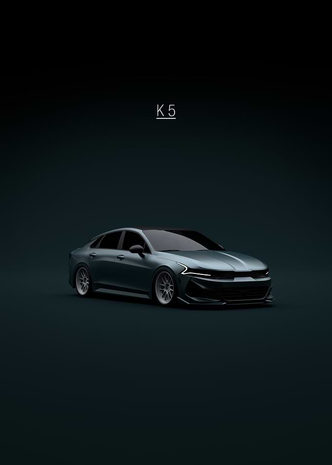 Kia K5 Car Illustration