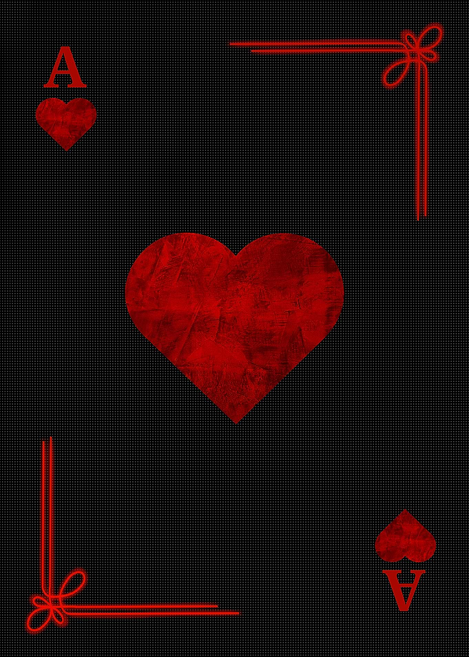 Ace of Hearts Playing Card