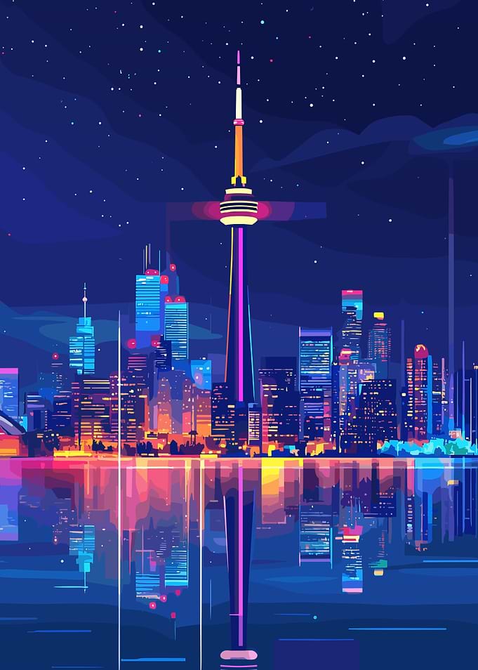 Toronto Skyline at Night
