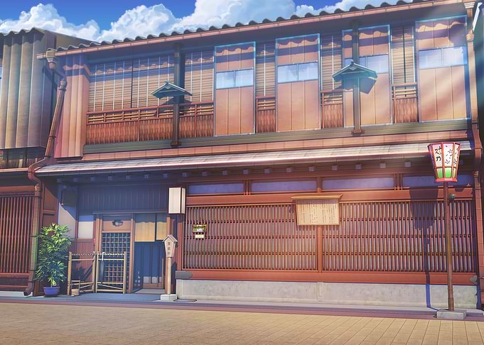 Traditional Japanese Building Exterior