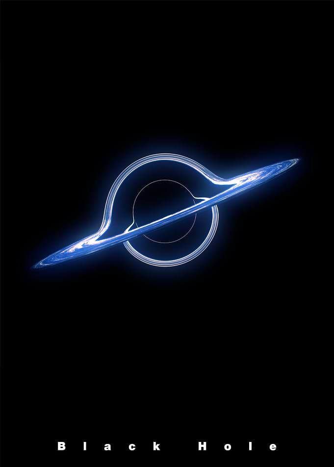 Black Hole Digital Art