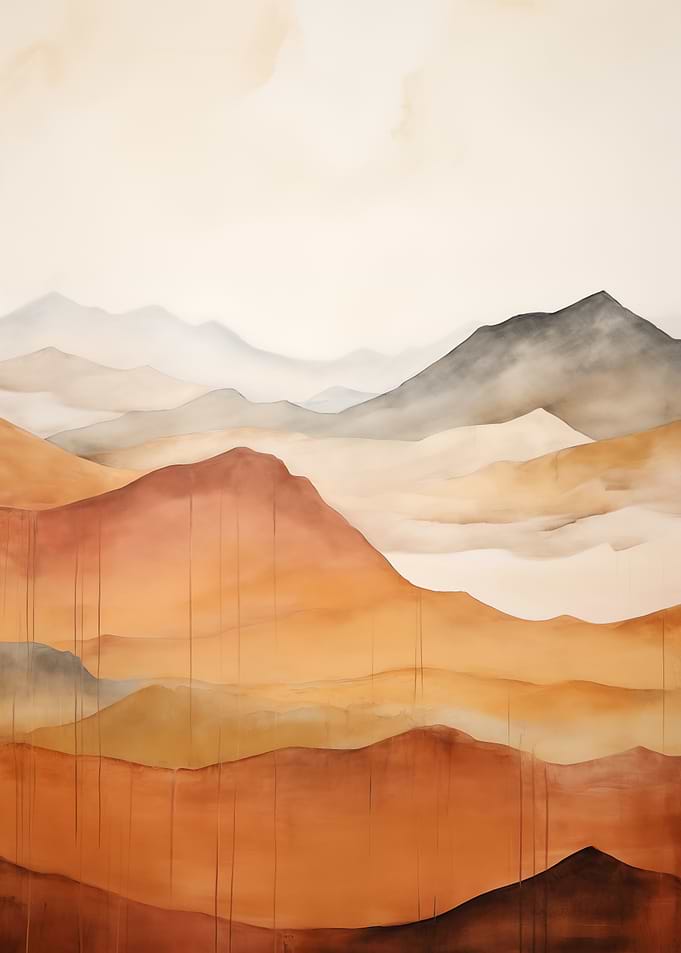 Mountain Range Landscape