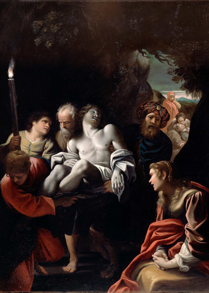 The Entombment of Christ Painting