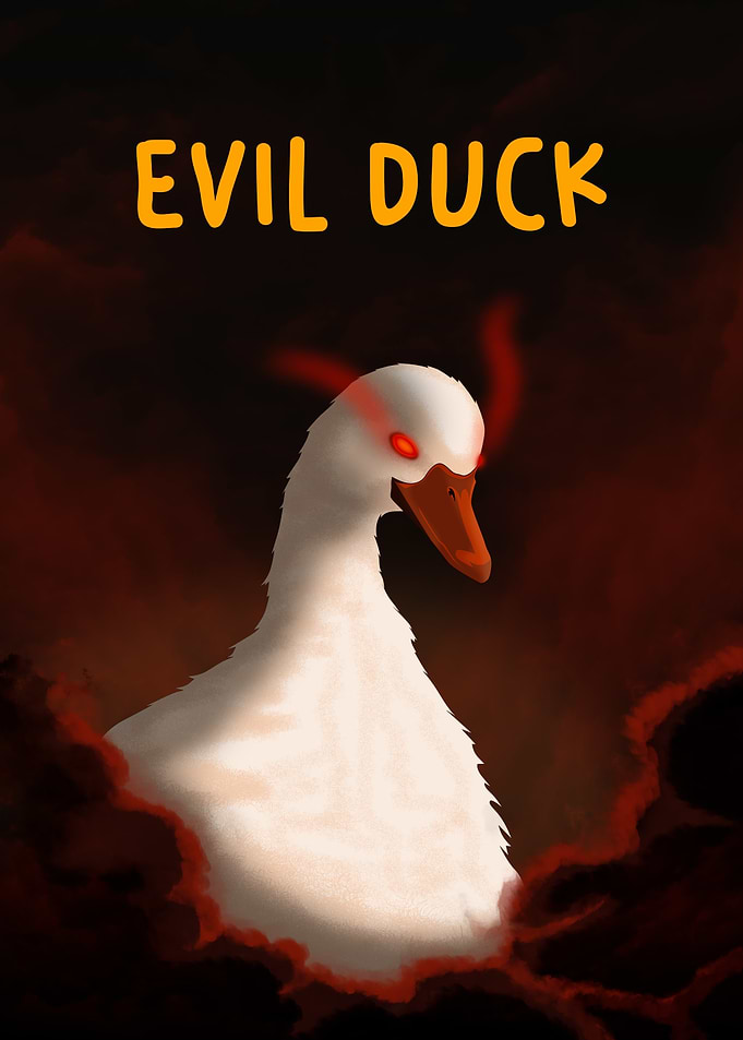Evil Duck Digital Art