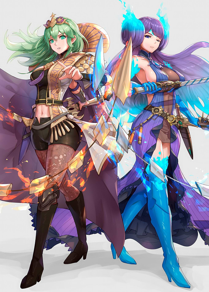 Warriors with spears