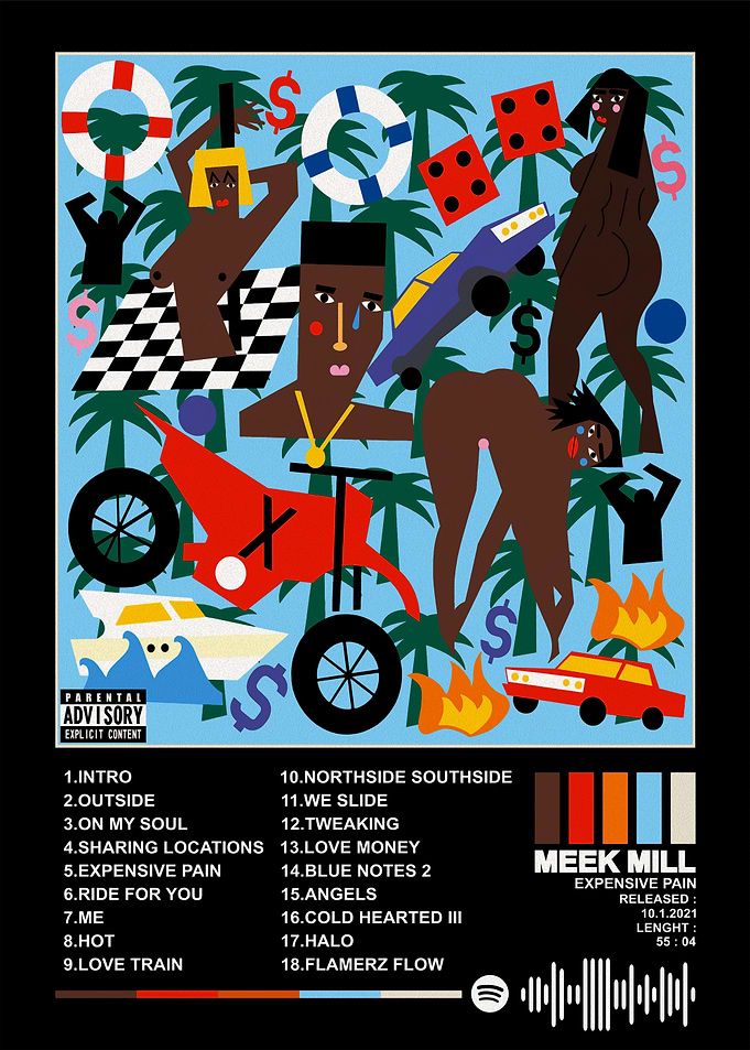Meek Mill - Expensive Pain Album Art