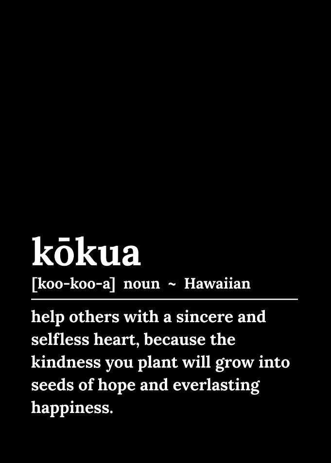 Kōkua Definition - Hawaiian Word