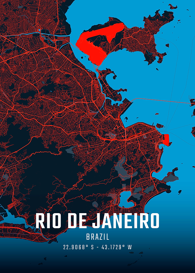 Rio de Janeiro City Map