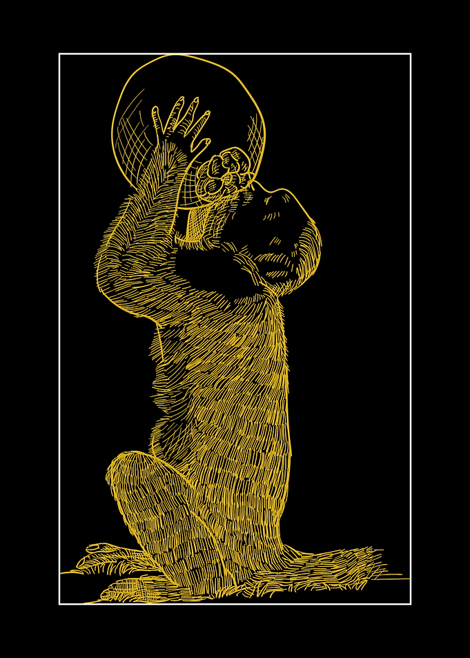 Lemur with Orb