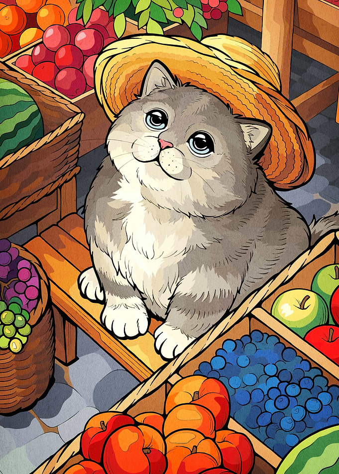 Cat Straw Ha Market