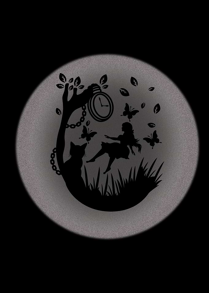Alice in Wonderland Silhouette
