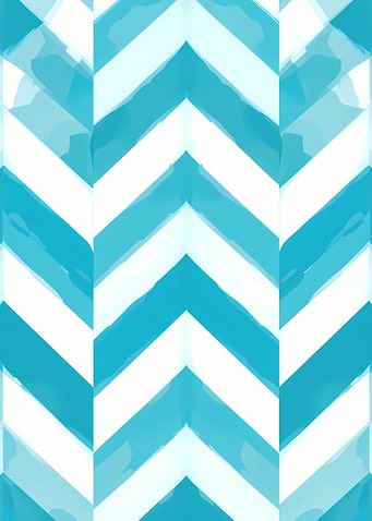 Chevron Pattern in Blue and White