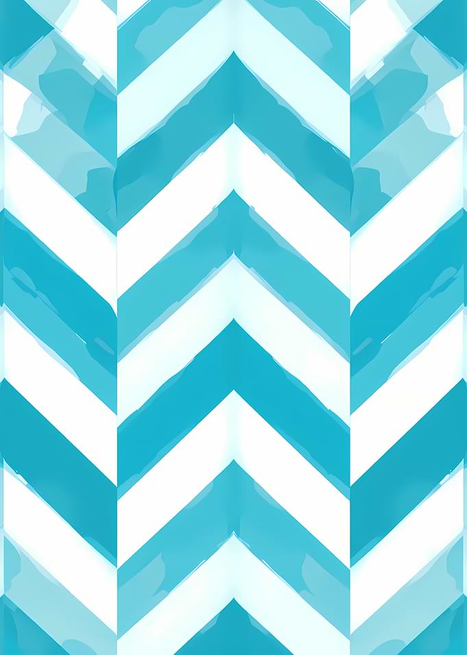 Chevron Pattern in Blue and White