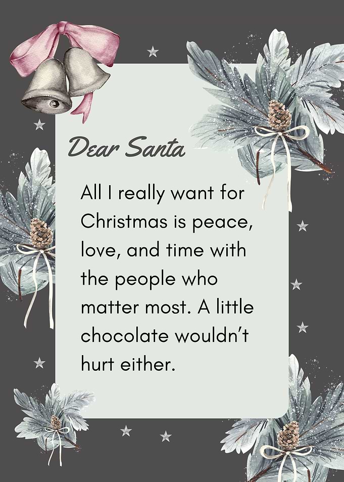 Dear Santa Christmas Wish