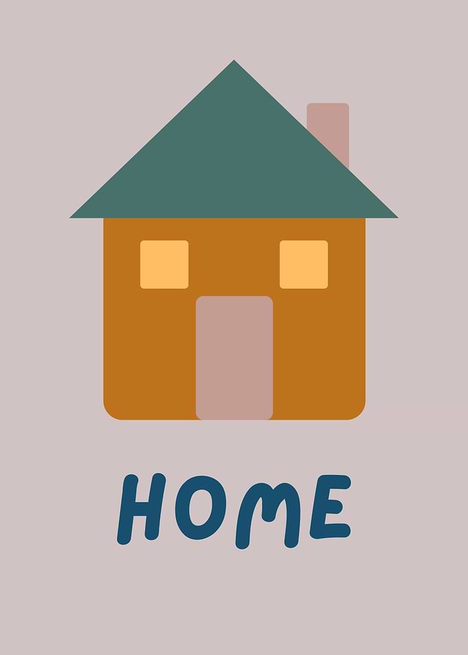 Minimalist Home Illustration