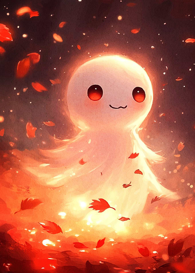 Glowing Spirit Autumn Leaves