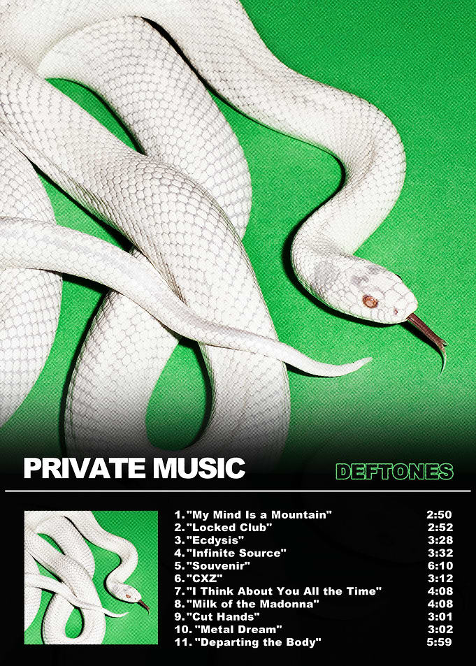 Deftones - Private Music Album Cover