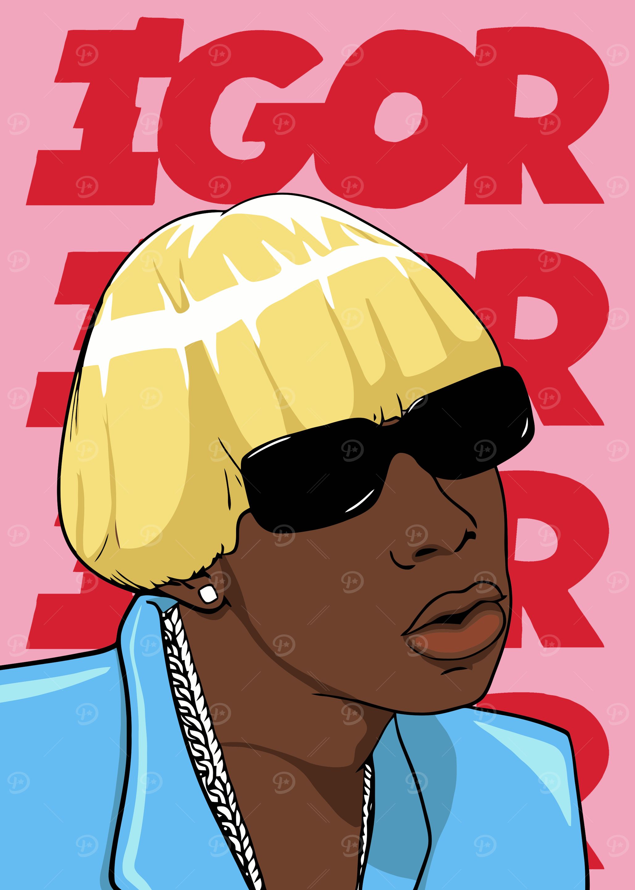 Igor album cover art illustration