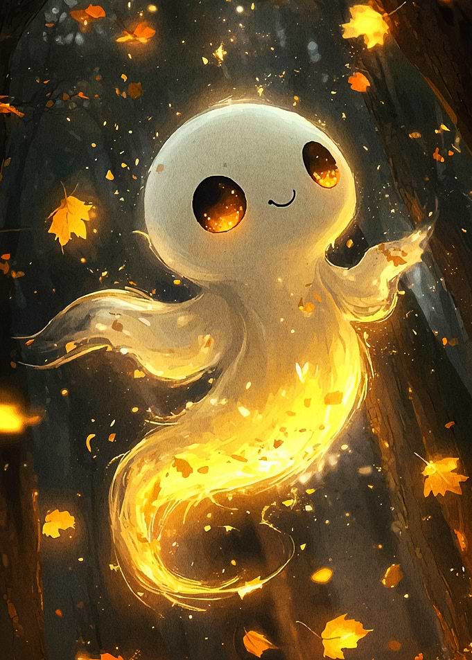 Cute Autumn Ghost