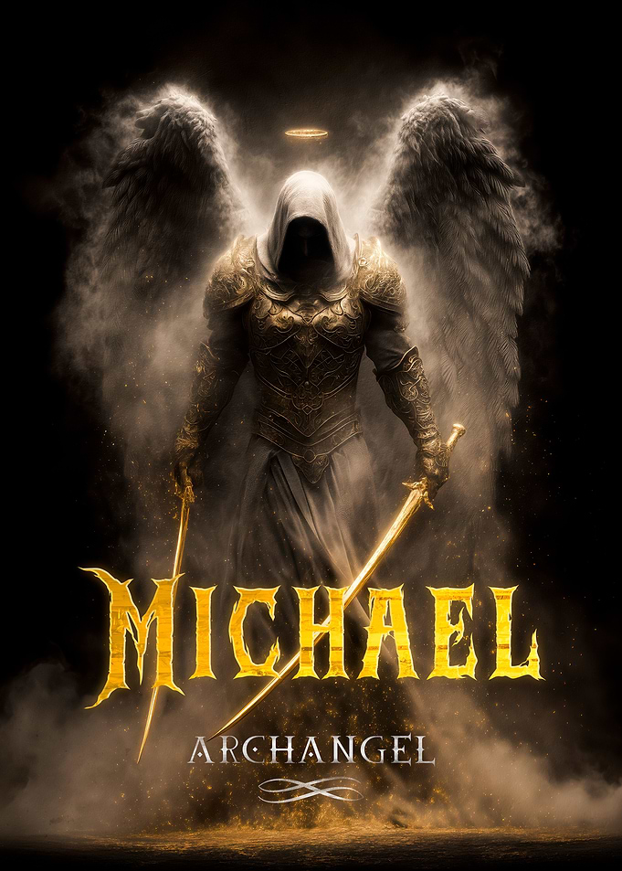 Michael Archangel Warrior with Swords