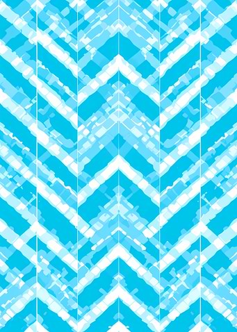 Abstract Blue and White Chevron Pattern