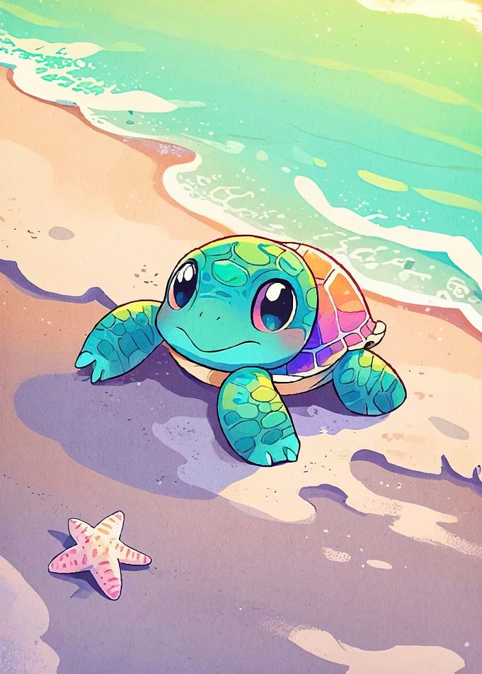 Cute Turtle Beach
