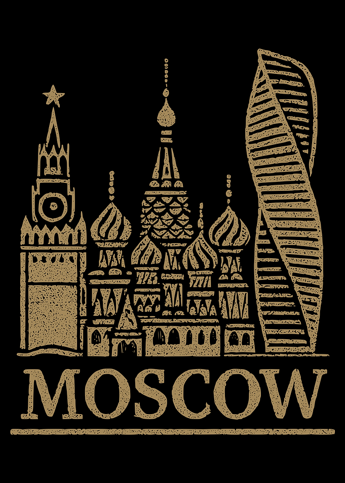 Moscow Skyline Illustration