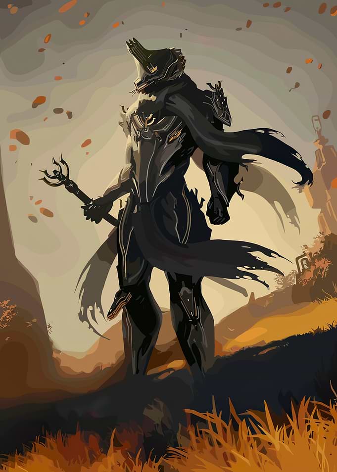 Warframe Excalibur Umbra Digital Art
