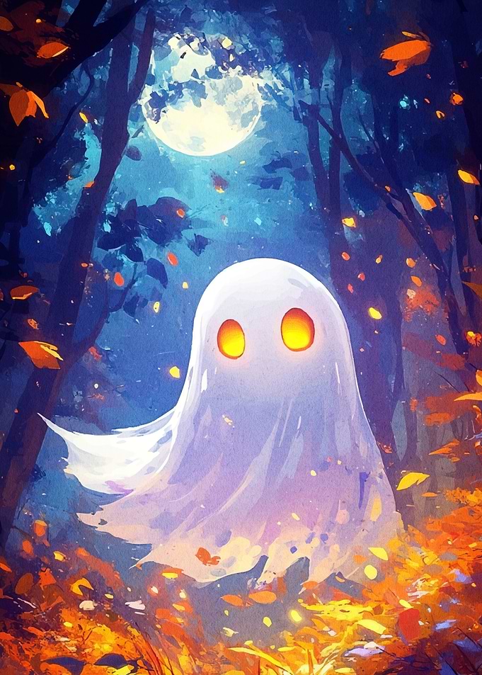 Ghost Autumn Forest