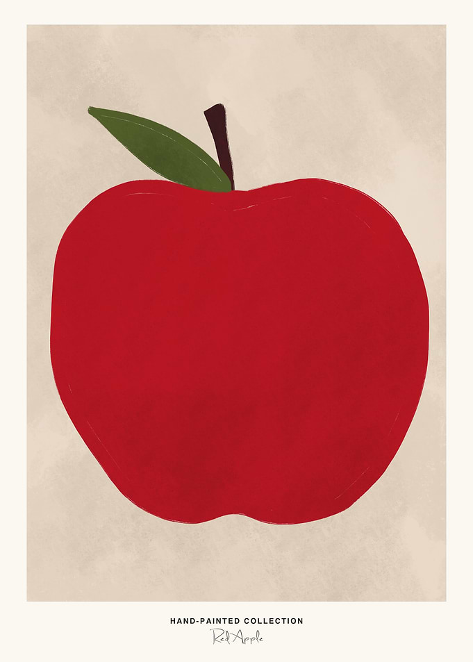 Red Apple Hand-Painted Collection