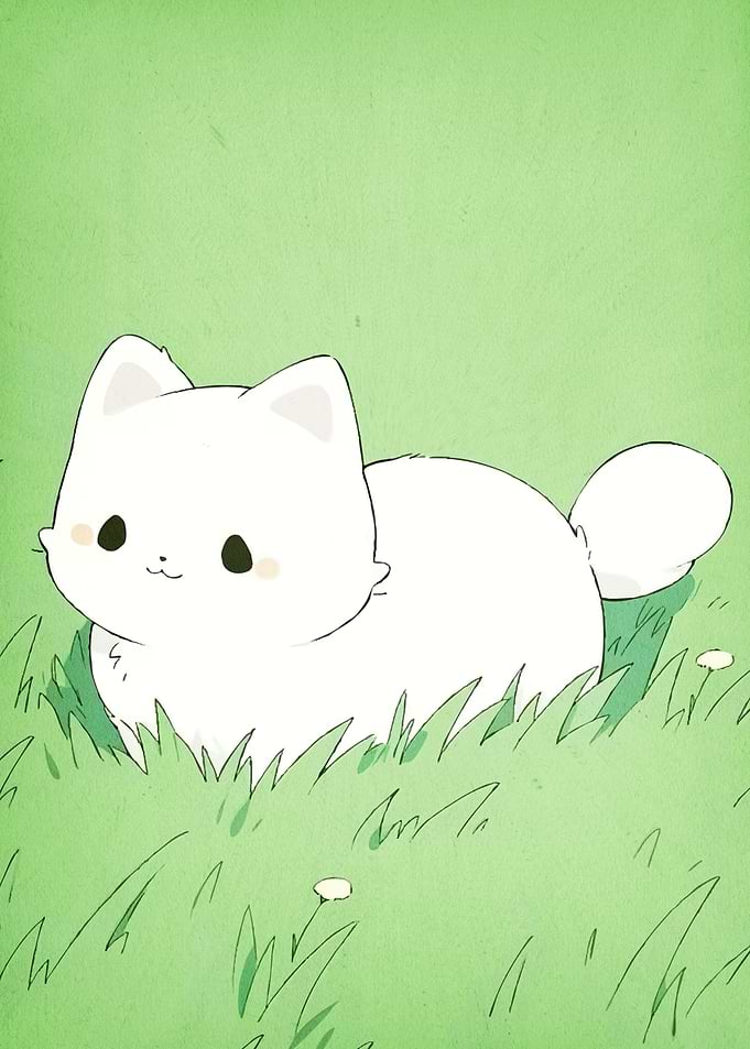 Cat Green Grass